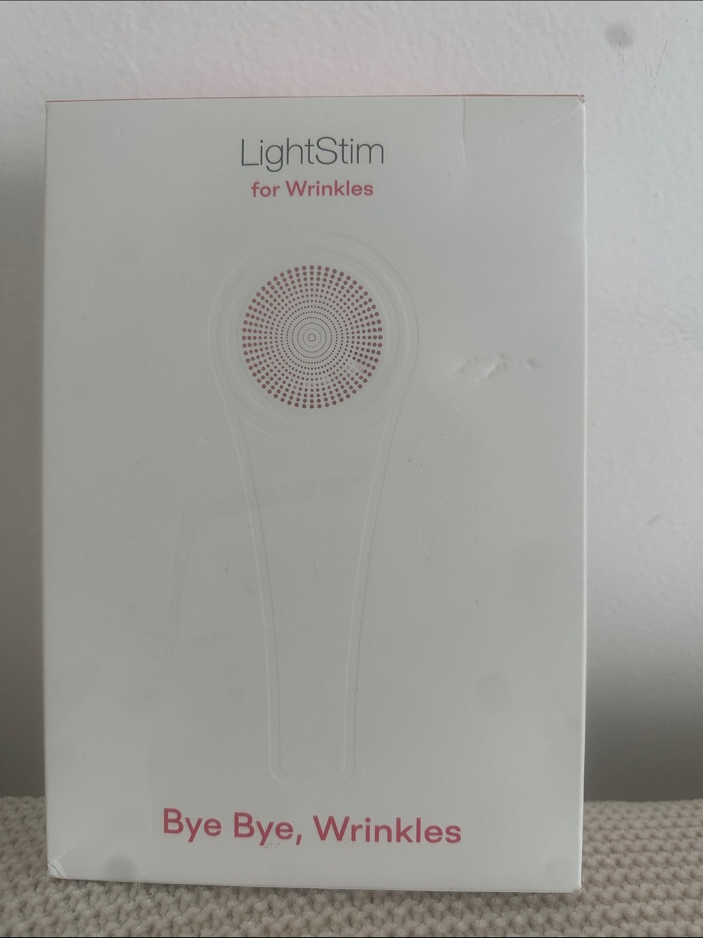 LightStim for Wrinkles LED Light Therapy Device White NWT